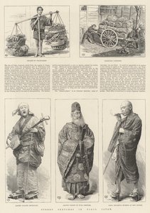 Street Sketches in Tokio, Japonsko
