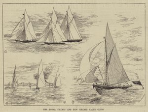 Yacht Cluby Royal Thames a New Thames od Thomas Harrington Wilson