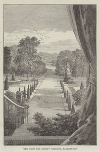 Pohled z ložnice královny, Blythswood od Thomas Harrington Wilson