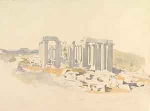 Apollónův chrám v Bassae, 1843.