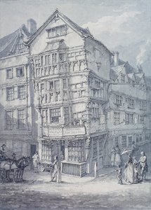 Chancery Lane, Londýn, 1814 od Thomas Hearne
