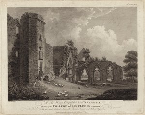 College of Lincluden od Thomas Hearne