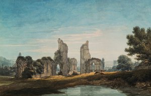 Glastonbury Abbey, 1795 od Thomas Hearne