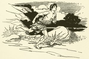 Přinášíme zprávy z Marathonu (rytina) od Thomas Heath Robinson