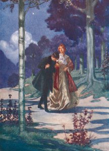 Edvard Grieg: Putování po lese (barevná litografie)