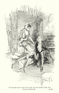 Ilustrace k Sentimentální cestě, Laurence Sterne (litografie) od Thomas Heath Robinson