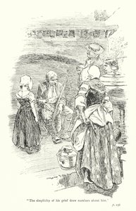 Ilustrace k Sentimentální cestě, Laurence Sterne (litografie) od Thomas Heath Robinson