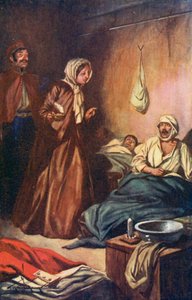 "Mluvila s jedním i druhým" (barevná litografie)