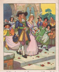 Svatba (litografie) od Thomas Heath Robinson