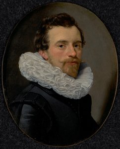 Portrét mladého muže s ruffem od Thomas Hendricksz. de Keyser