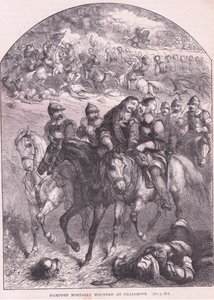 Hampden smrtelně zraněn v Chalgrove AD 1643 od Thomas Henry Nicholson