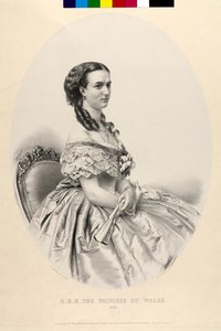 Dánská princezna Alexandra od Thomas Herbert Maguire