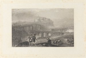 Edinburgh - Pochod Highlanders od Thomas Higham