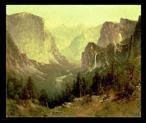 Lov v Yosemite, 1890 od Thomas Hill