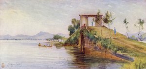 Hangchow, most na hrázi, Západní jezero