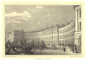 Ainslie Place (rytina) od Thomas Hosmer (after) Shepherd