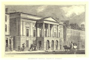 Assembly Rooms, George Street (rytina) od Thomas Hosmer (after) Shepherd