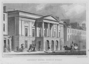 Assembly Rooms, George Street, Edinburgh (rytina) od Thomas Hosmer Shepherd