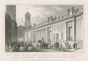 Bank of England, fronty sira Johna Soana od Thomas Hosmer Shepherd