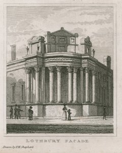 Bank of England, fronty sira Johna Soana od Thomas Hosmer Shepherd