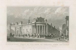 Bank of England, fronty sira Johna Soana od Thomas Hosmer Shepherd