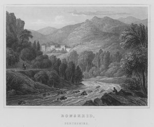 Bonskeid, Perthshire (rytina) od Thomas Hosmer Shepherd