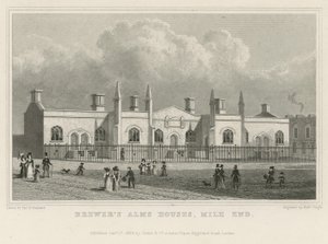Pivovarské almužny v Mile End od Thomas Hosmer Shepherd