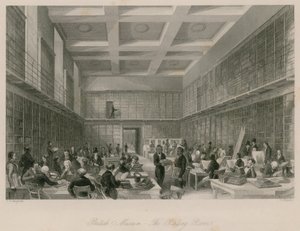 Britské muzeum, čítárna od Thomas Hosmer Shepherd