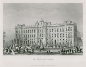 Buckinghamský palác od Thomas Hosmer Shepherd