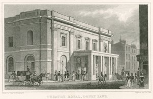 Divadlo Drury Lane, Londýn od Thomas Hosmer Shepherd