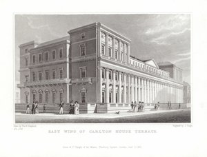 Východní křídlo terasy Carlton House od Thomas Hosmer Shepherd