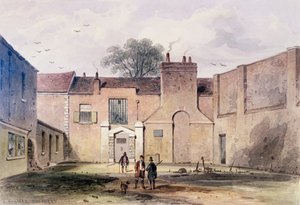 Vchod do věznice Tothill Fields, 1850 od Thomas Hosmer Shepherd