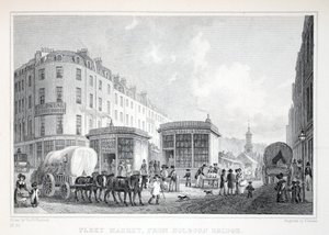Fleet Street, z Holborn Bridge, z hospody 