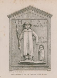 King Charles 1. Porter a trpaslík od Thomas Hosmer Shepherd