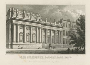 Lord Grosvenors Gallery na Park Lane od Thomas Hosmer Shepherd