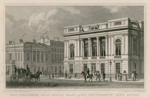 Nové budovy Pall Mall East a University Club House od Thomas Hosmer Shepherd