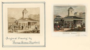 Newgate Market od Thomas Hosmer Shepherd