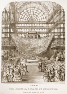 Otevření Crystal Palace v Sydenhamu královnou Viktorií 10. června 1854. od Thomas Hosmer Shepherd
