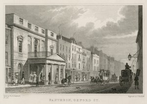 Pantheon, Oxford Street, Londýn od Thomas Hosmer Shepherd
