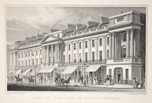 Část East Side of Regent Street, z hospody 