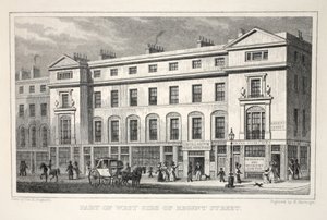 Část západní strany Regent Street z hospody "London and it