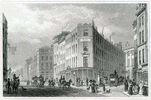 Piccadilly, z Coventry Street, 1830 od Thomas Hosmer Shepherd