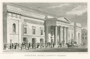 Královské divadlo, Covent Garden; od Thomas Hosmer Shepherd