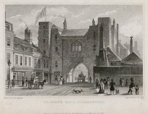 Brána svatého Jana, Clerkenwell od Thomas Hosmer Shepherd