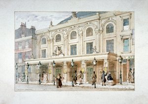 Surrey Theatre a Surrey Coffee House na Blackfriars Road, Southwark, Londýn, c1835 od Thomas Hosmer Shepherd