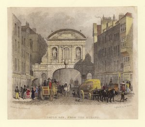 Temple Bar od Thomas Hosmer Shepherd