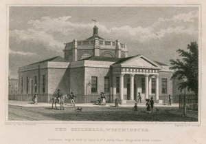 Guildhall, Westminster, Londýn od Thomas Hosmer Shepherd