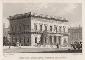 Nové Athenaeum, Waterloo Place, Londýn od Thomas Hosmer Shepherd