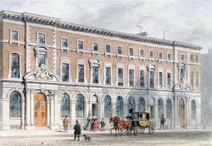 Nová budova Merchant Taylors and Hall, 1853 od Thomas Hosmer Shepherd