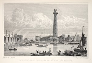 The New Shot Mill, poblíž Waterloo Bridge, z hospody 